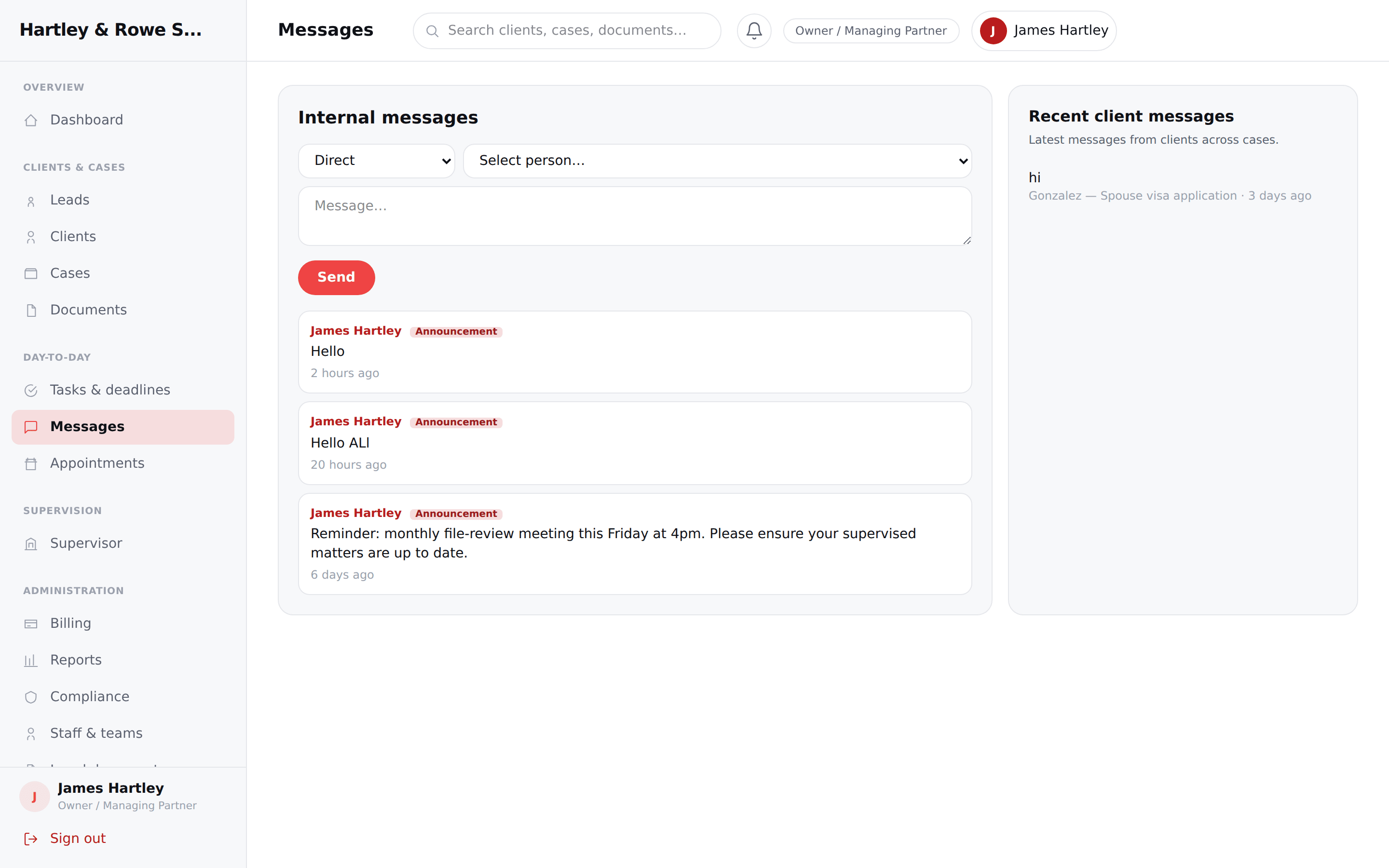 Secure messaging